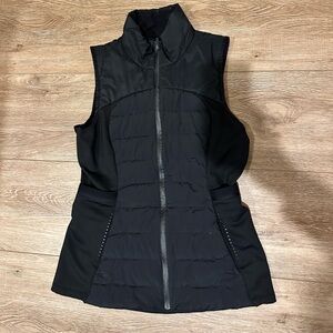 Lululemon Black Fitted Vest size 8